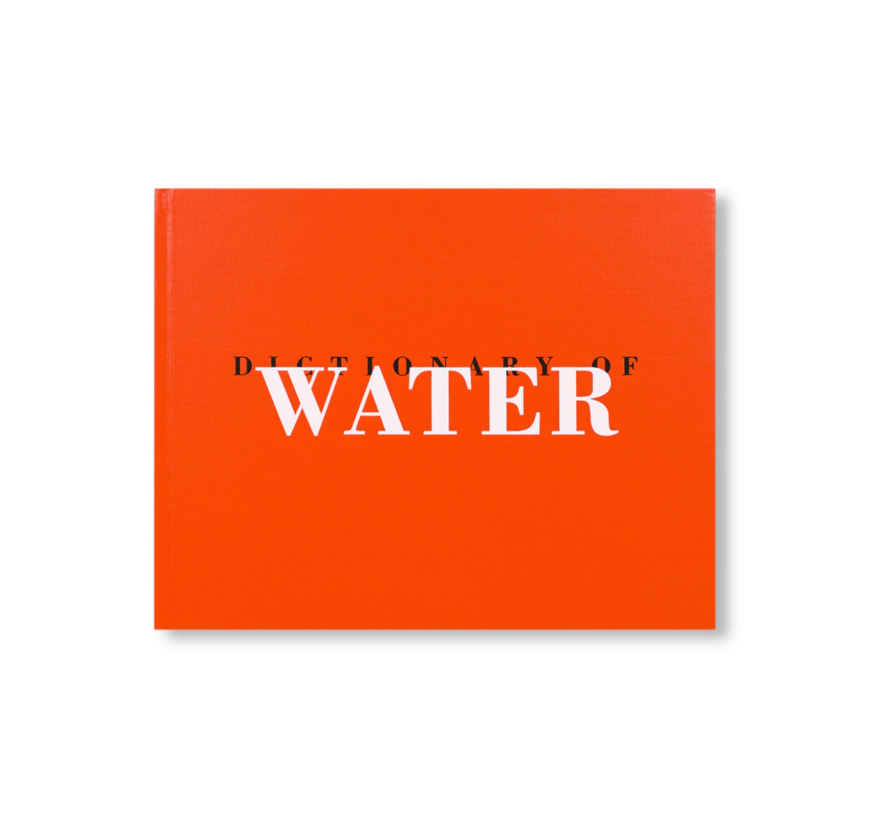 DICTIONARY OF WATER by Roni Horn – twelvebooks