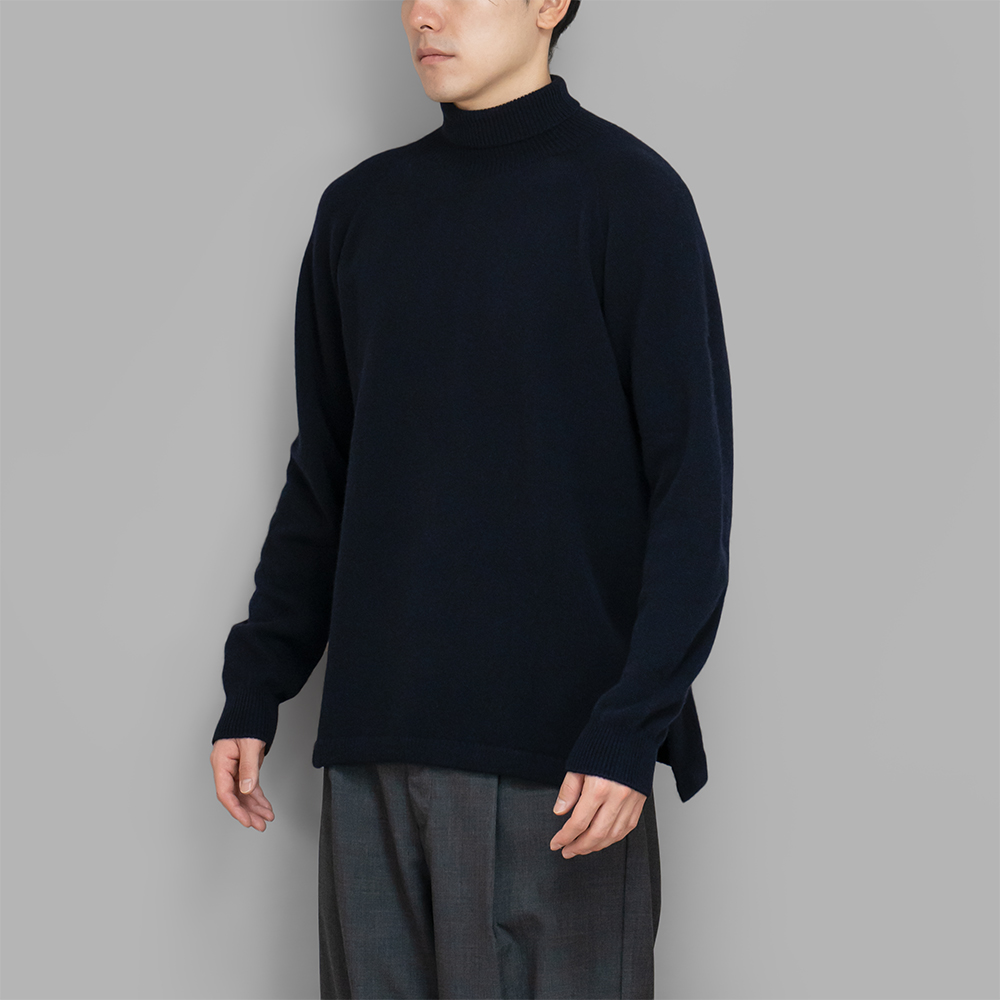 MITTAN / ウルグアイタートルセーター (濃紺) | twelve