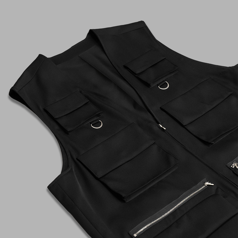 ssstein / Oversized Multi Pocket Vest | twelve