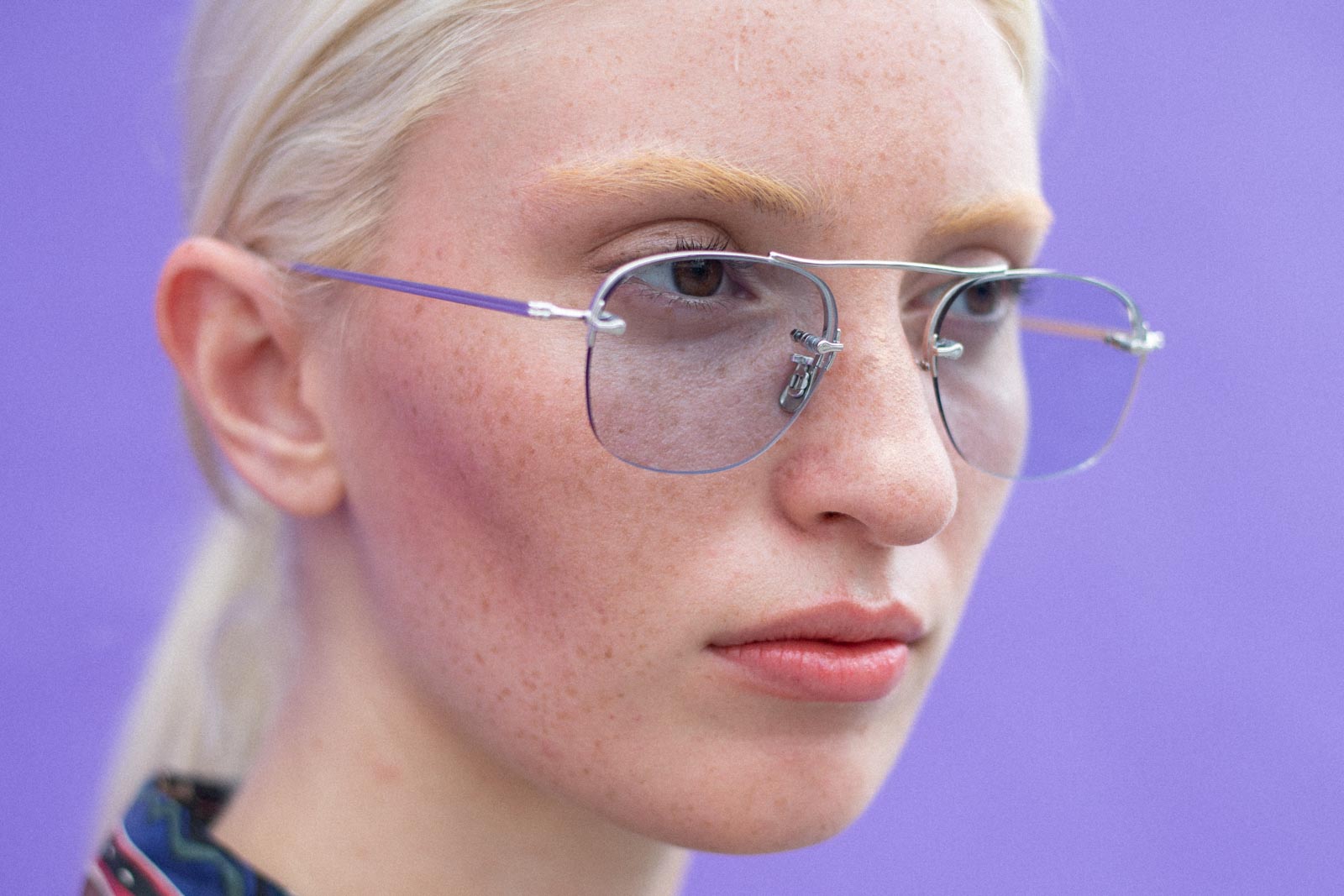 Eyevan 7285 | 790 in Silver Sunglasses - twelvesixtynine