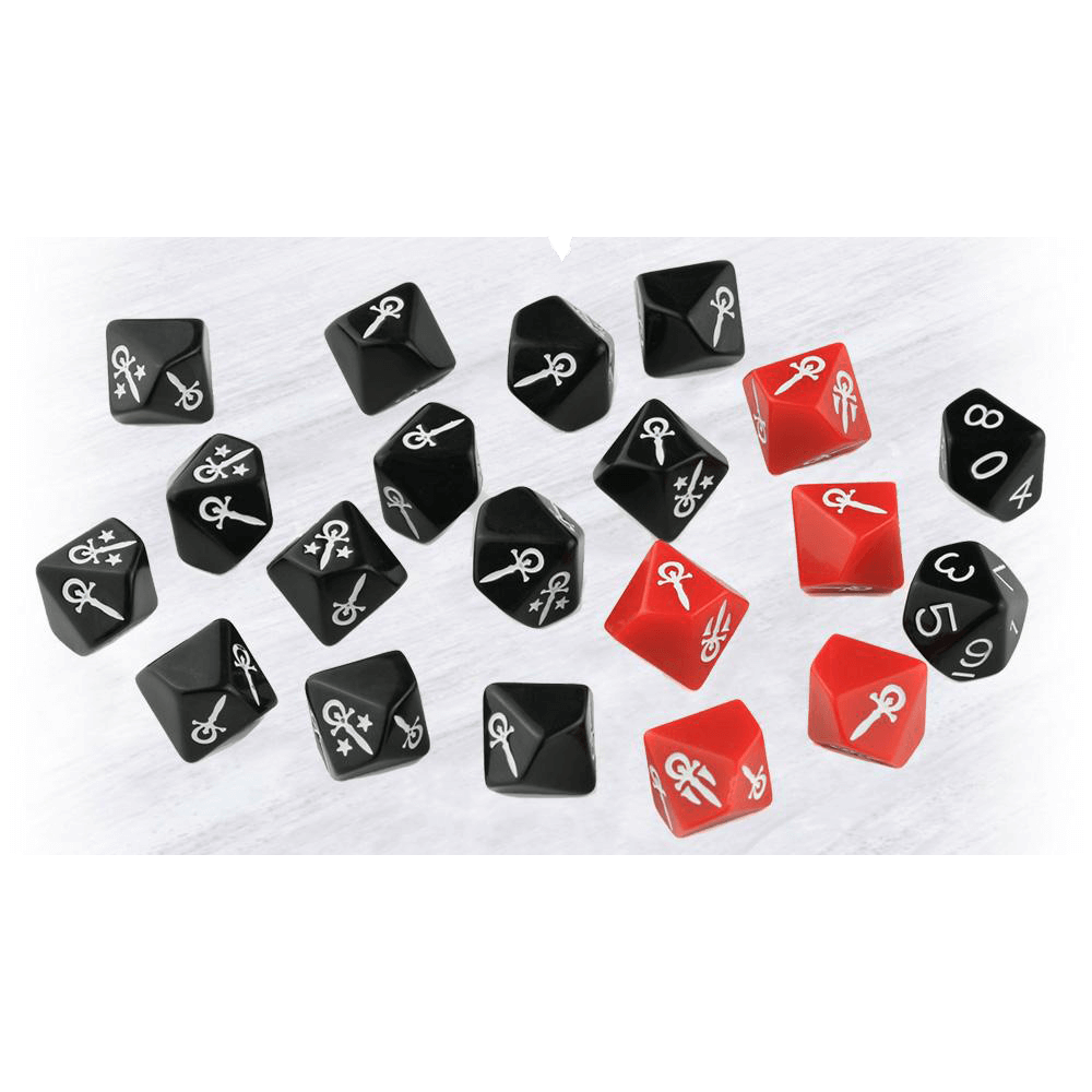 Dice Set (20d10, 16mm) Vampire the Masquerade (5th ed) — Twenty Sided™