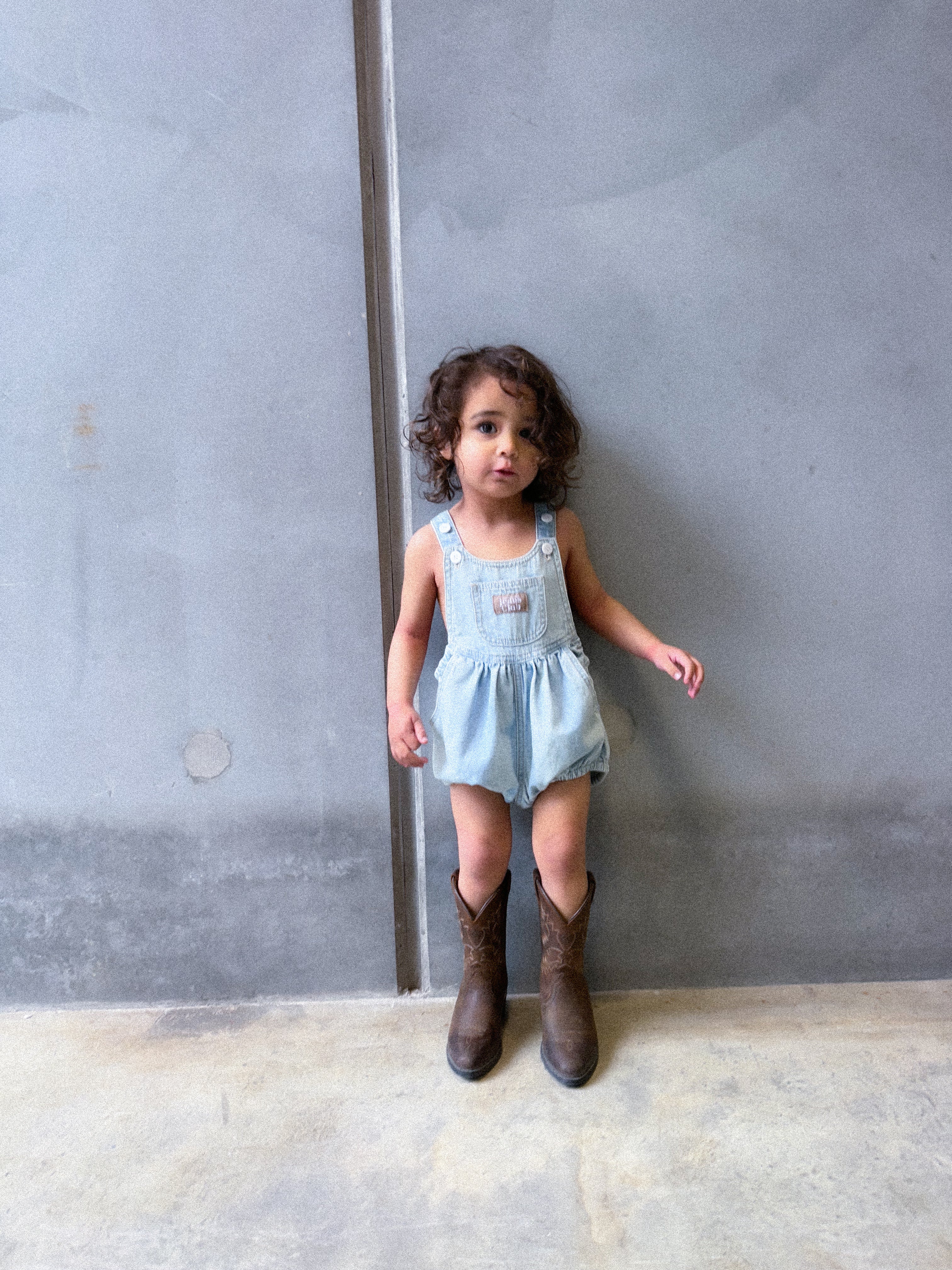 Bowie Bubble Romper - Blue Heaven – Twin Collective Kids