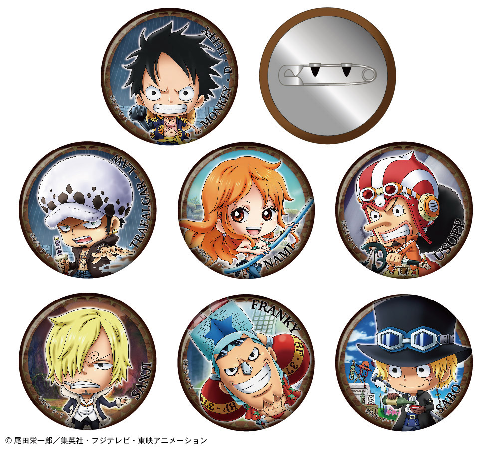 ジャンプショップ限定】ONE PIECE とじコレ 缶バッジvol.2 - 株式会社