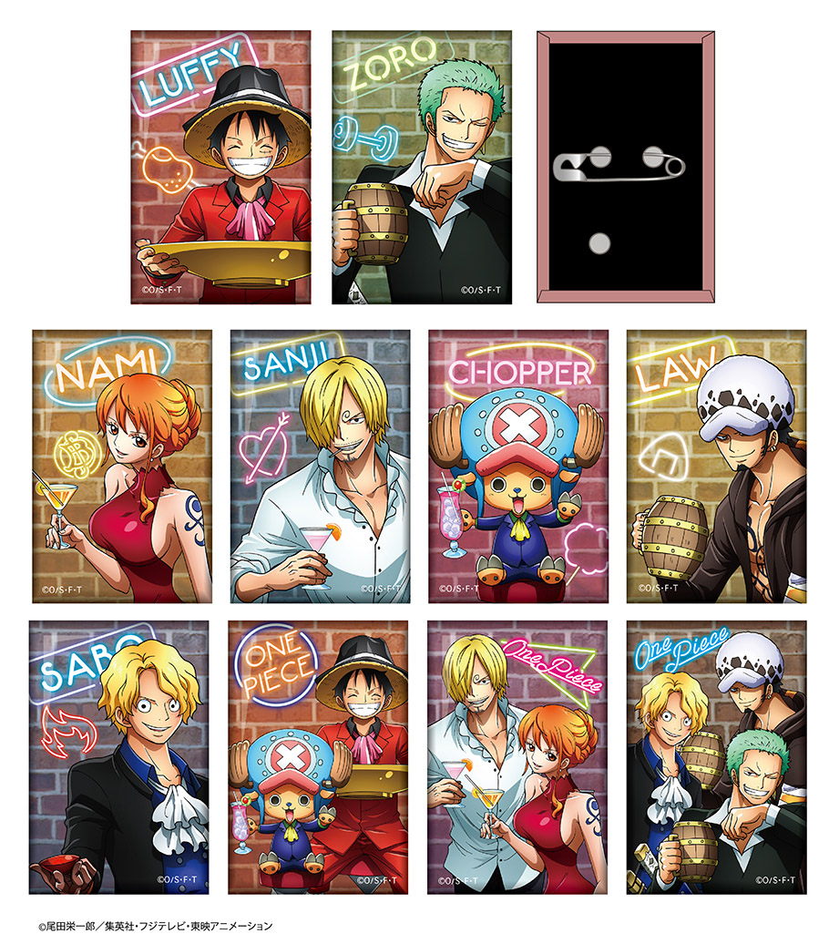 ジャンプショップ限定】ONE PIECE スクエア缶バッジ - 株式会社ツインクル