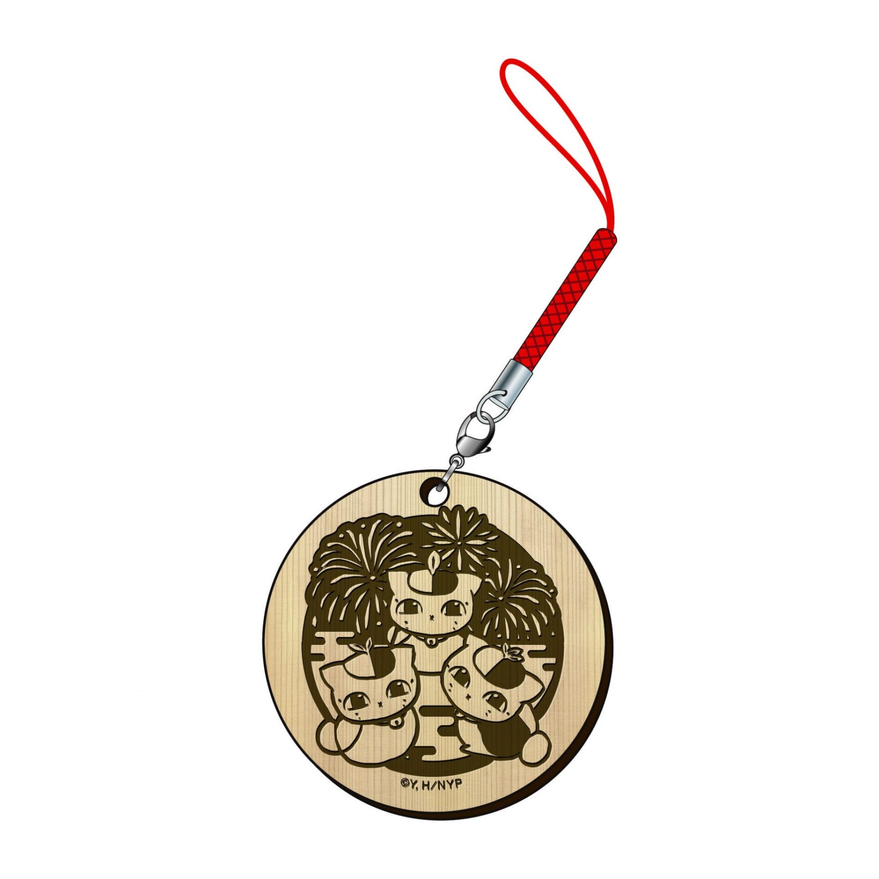 夏目友人帳 切り絵シリーズ 木彫根付 - 株式会社ツインクル