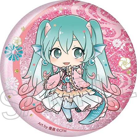 初音ミク 百鬼夜行 キラキラ缶バッジ - 株式会社ツインクル