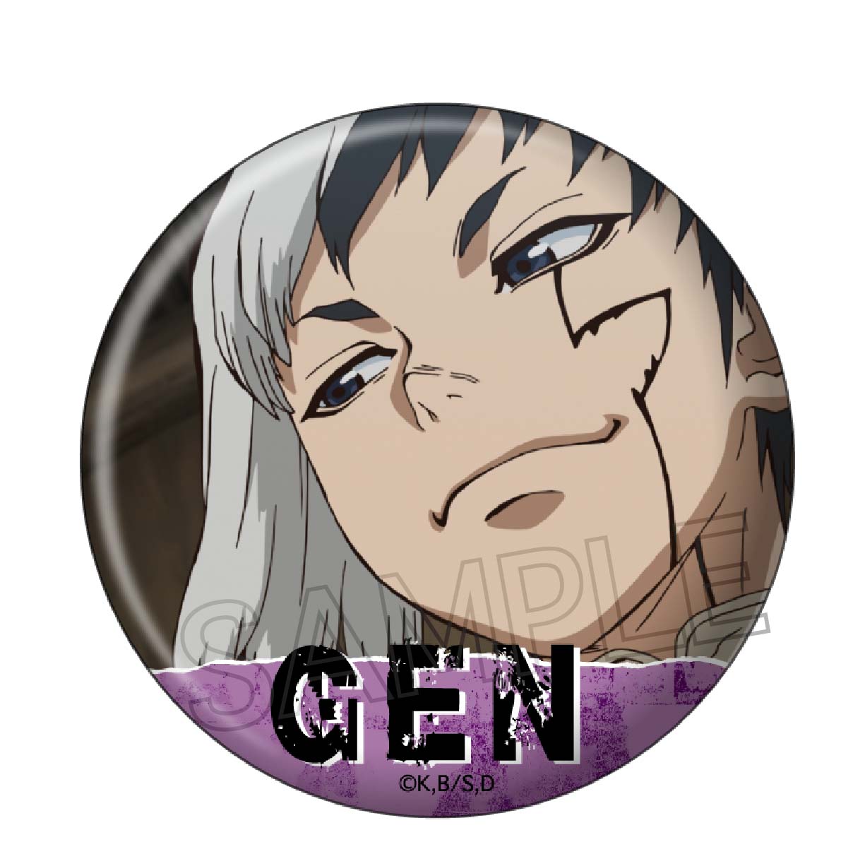 Dr.STONE 百面相缶バッジ - 株式会社ツインクル