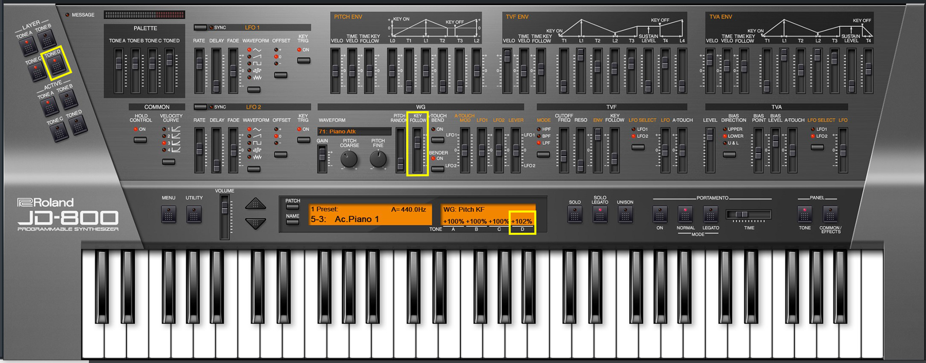 JD-800の53番ピアノを再現したVSTi No.53 Piano V2 │ twinkledisc