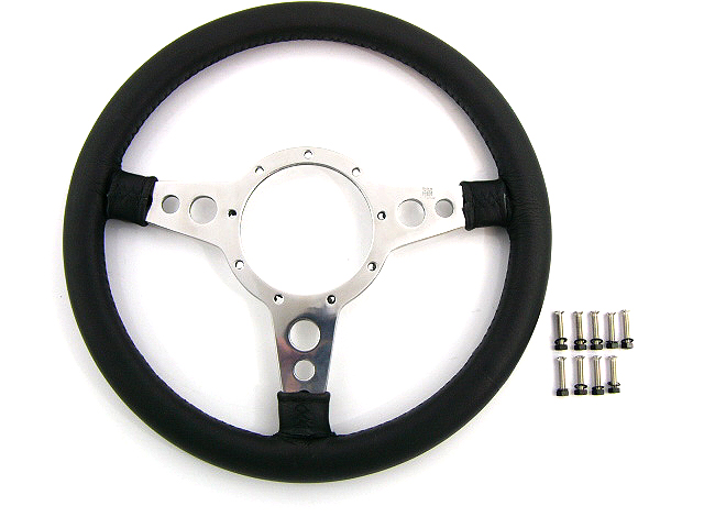 タートルトレーディング / モトリタレザーステアリング ブラック 13