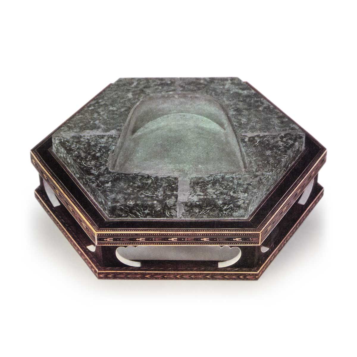 須恵器 風字硯 「青斑石硯」 | 鶴田 純久の章 お話