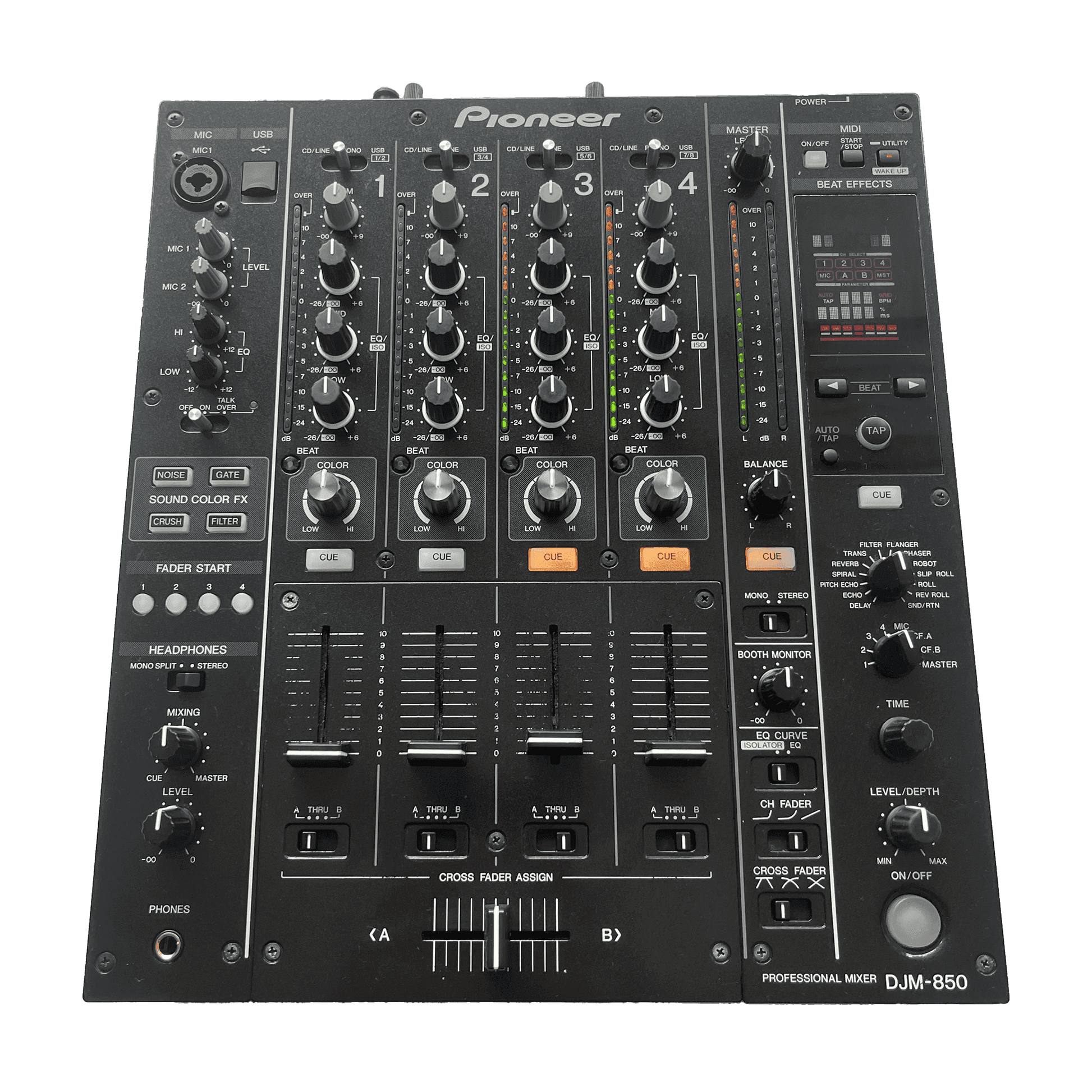 Pioneer DJM-850 DJ Mixer - FREE 24H Shipping – Turntable Trader
