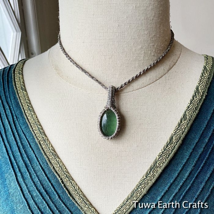 自由な発想を促す】1点物 グリーンフローライト ペンダント