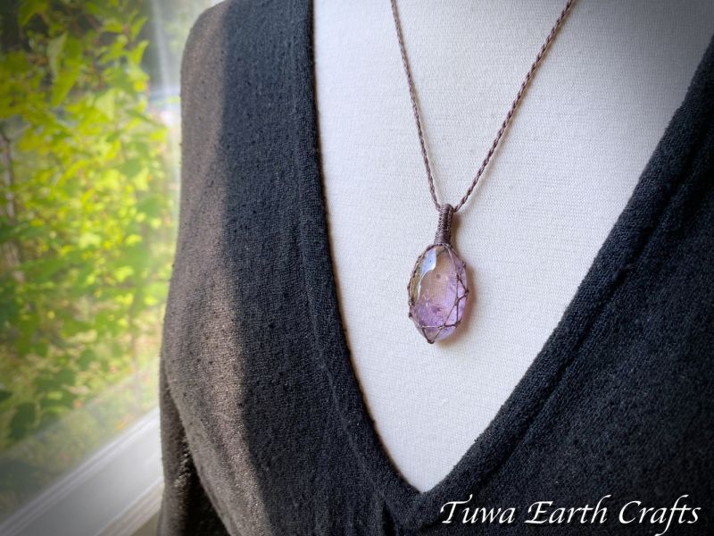 自信・やる気アップ・魔除け】大ぶり♪ 高品質アメトリン ペンダント