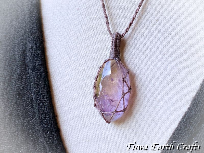 自信・やる気アップ・魔除け】大ぶり♪ 高品質アメトリン ペンダント