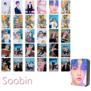 TXT Members Blue Hour LOMO Tin Case Set [30 pcs] (Fan-made) – TXT