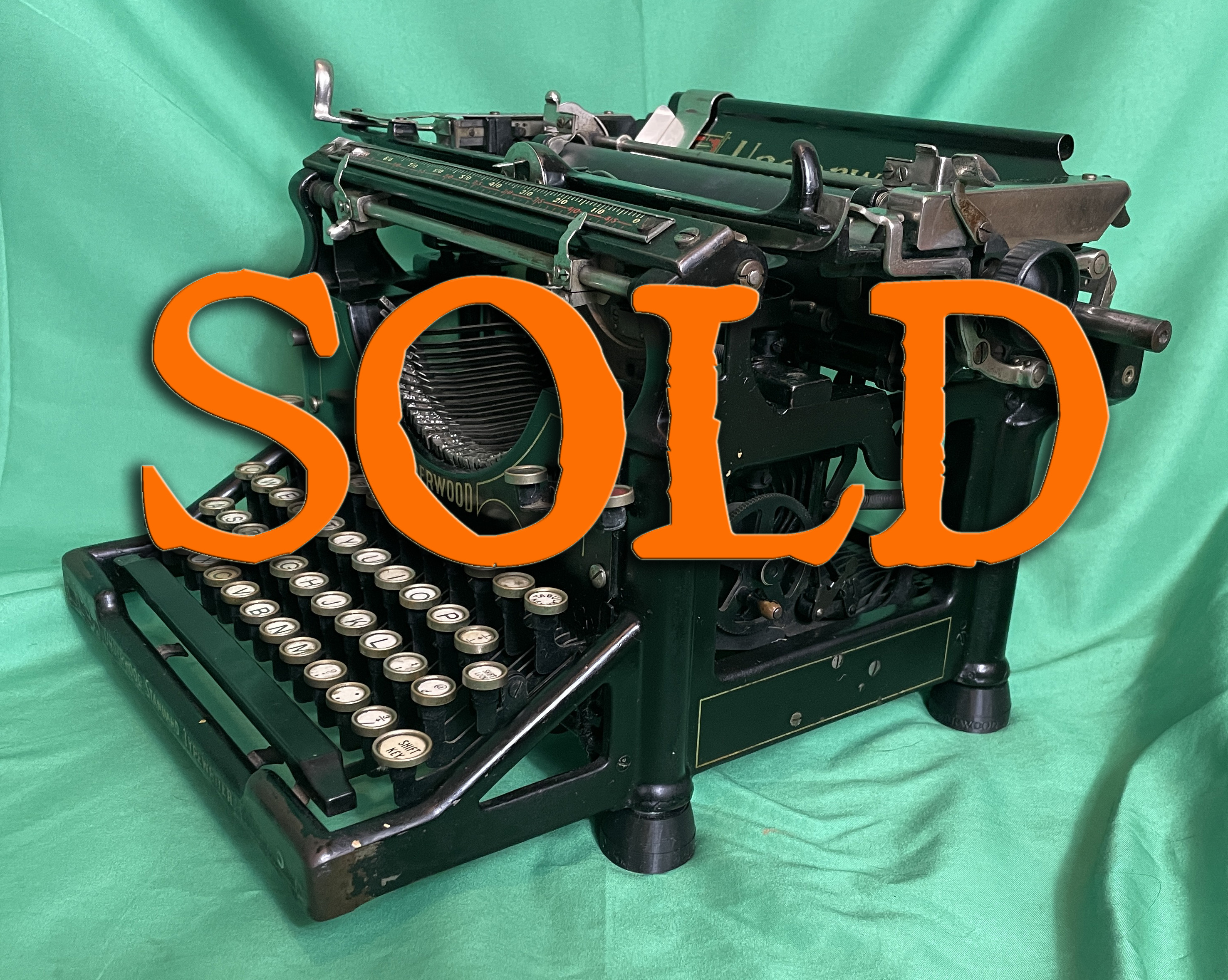 1917 Underwood No 5 Typewriter, Wonderfully Restored