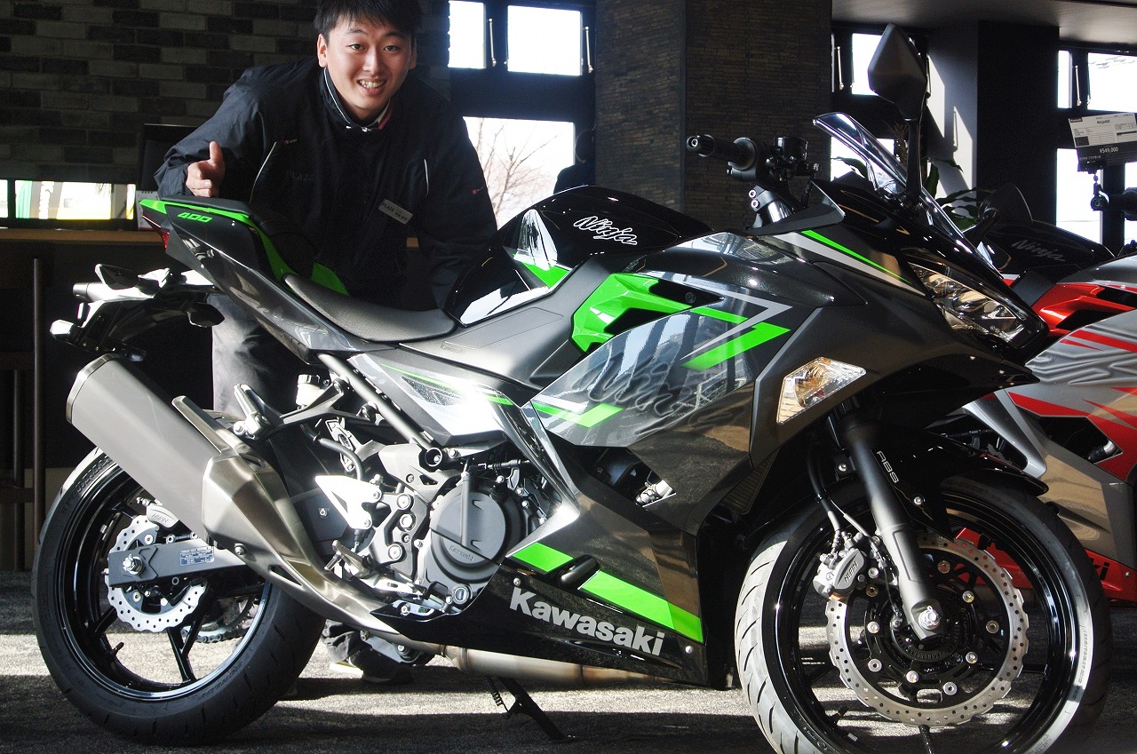 Ninja400 2019年黒 Ninja400.250試乗車おろし販売開始 [最新情報] | U