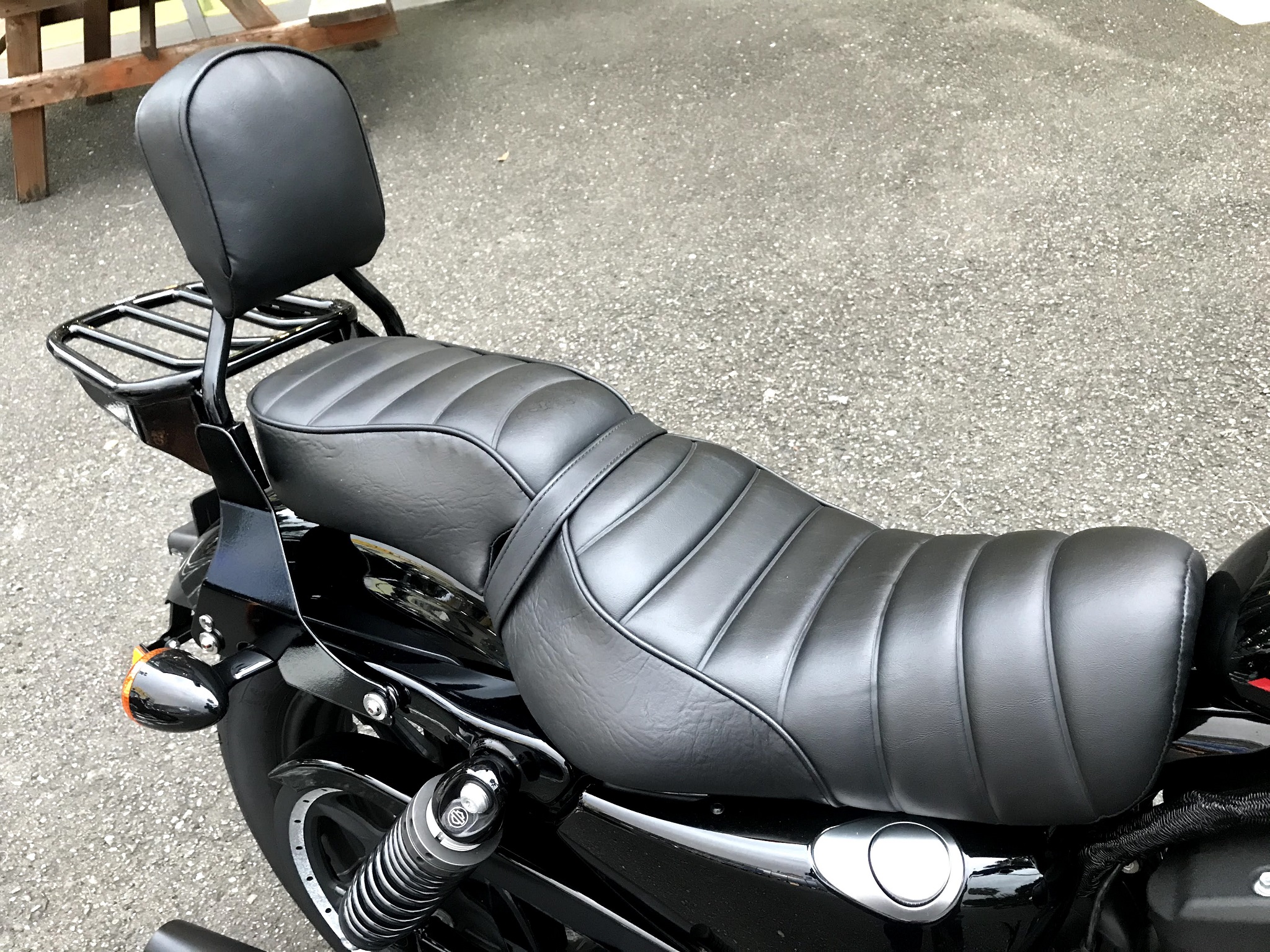 かつお ハーレースポーツスター アーチ型タンデムバー2個セット