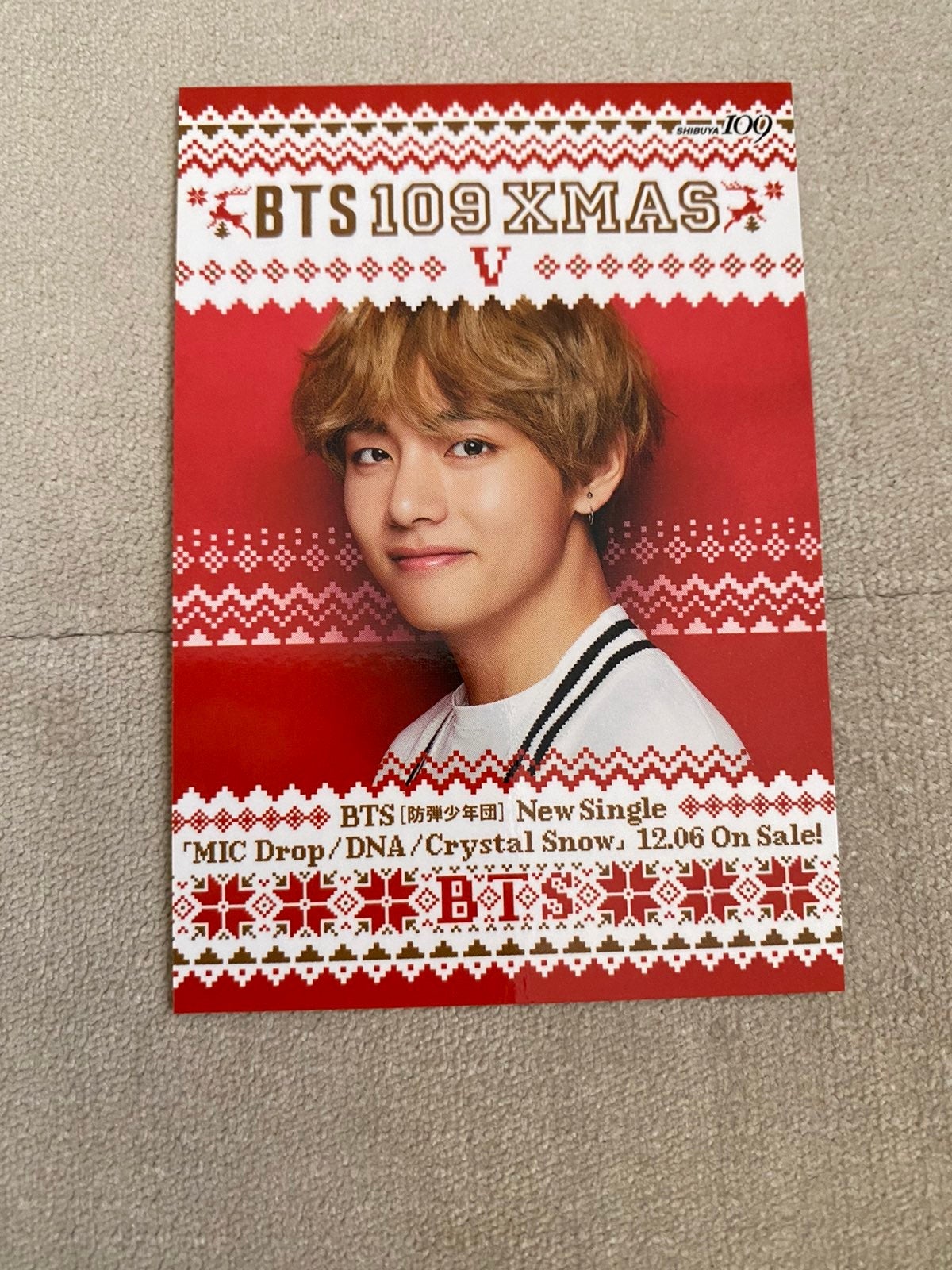 BTS トレカ ジミン 109 クリスマス ポップアップ