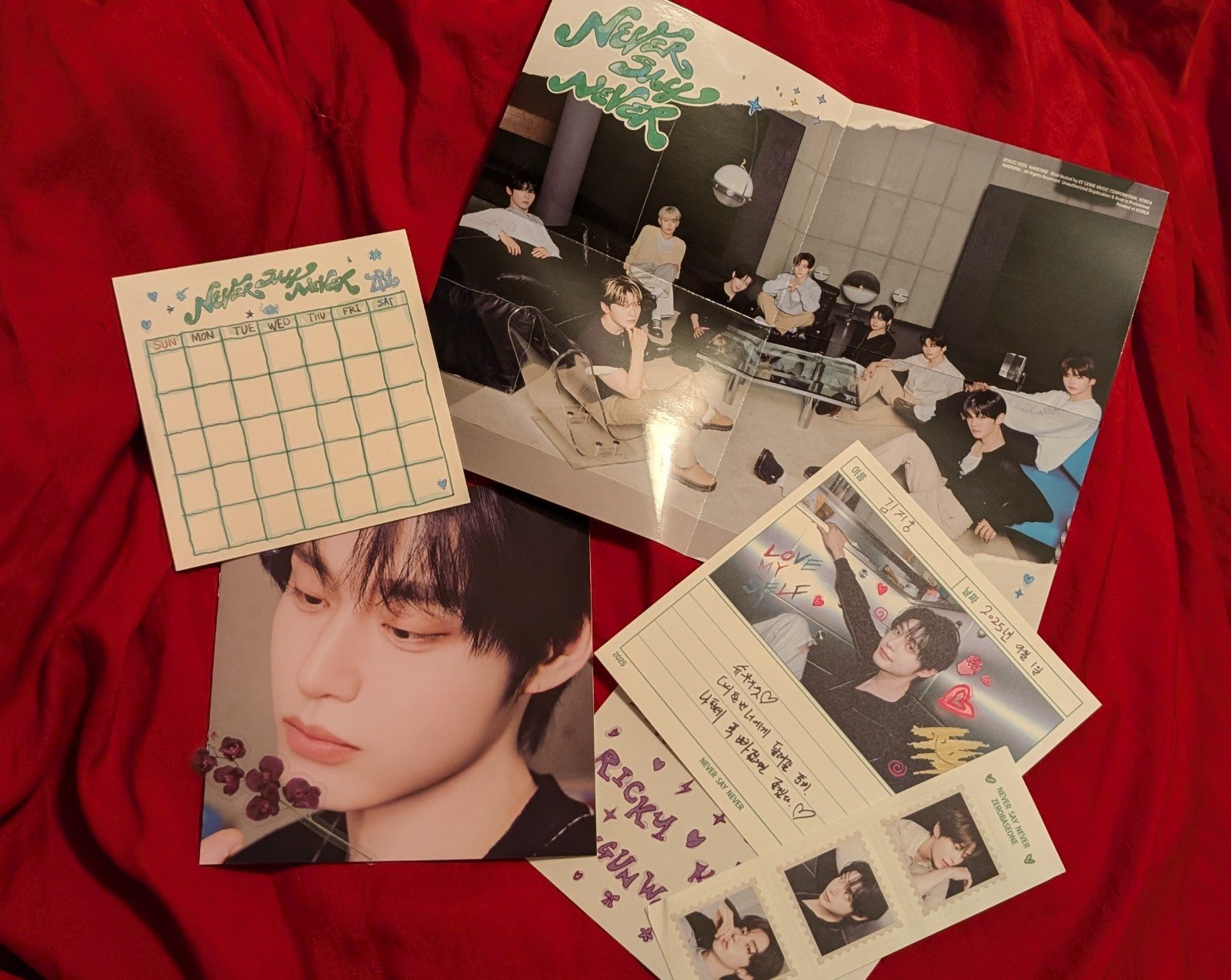 ZB1 Zerobaseone Kim Jiwoong Signed postcard | Mercari