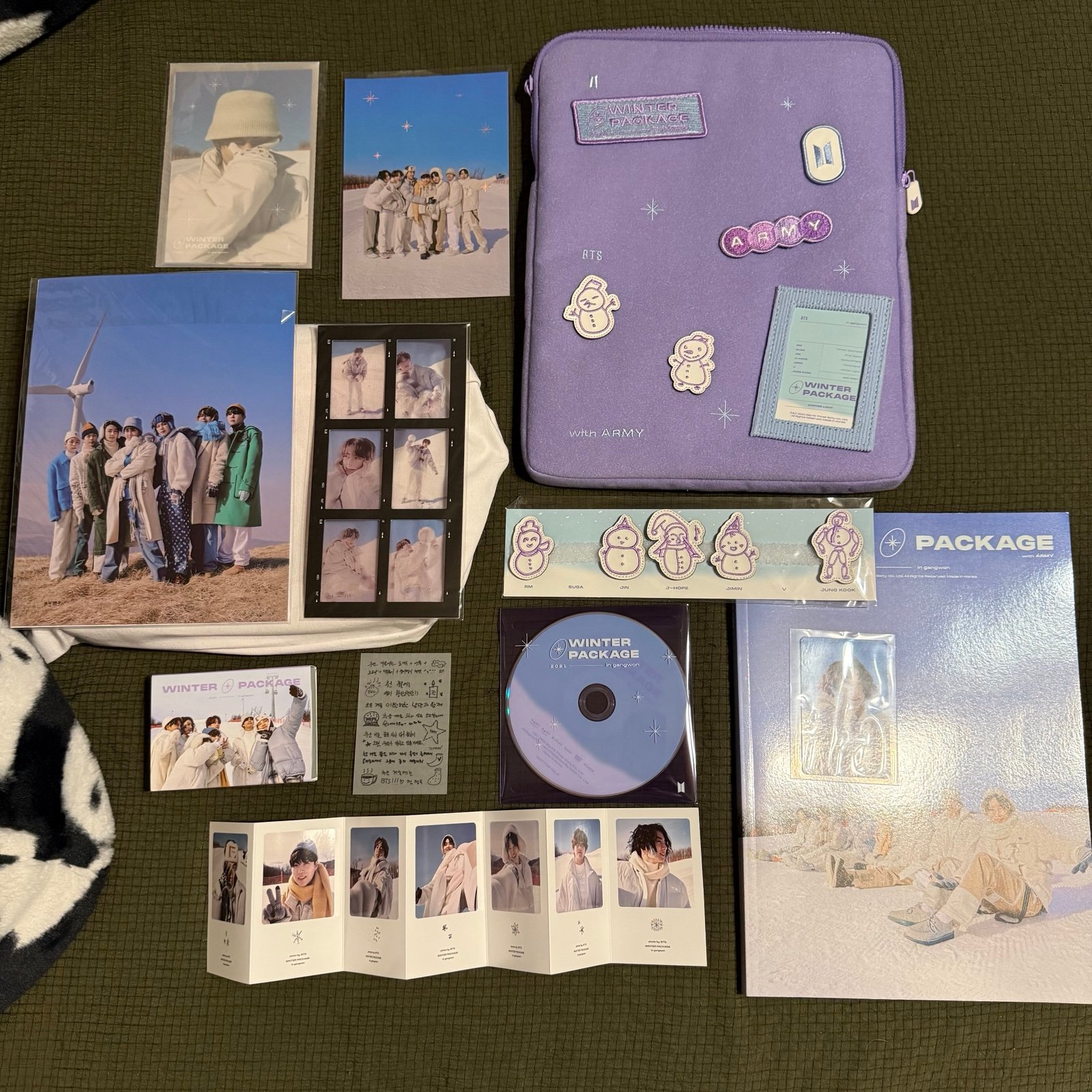 BTS ウィンターパッケージ BTS ウィンパケ 2021 Unboxing BTS Winter