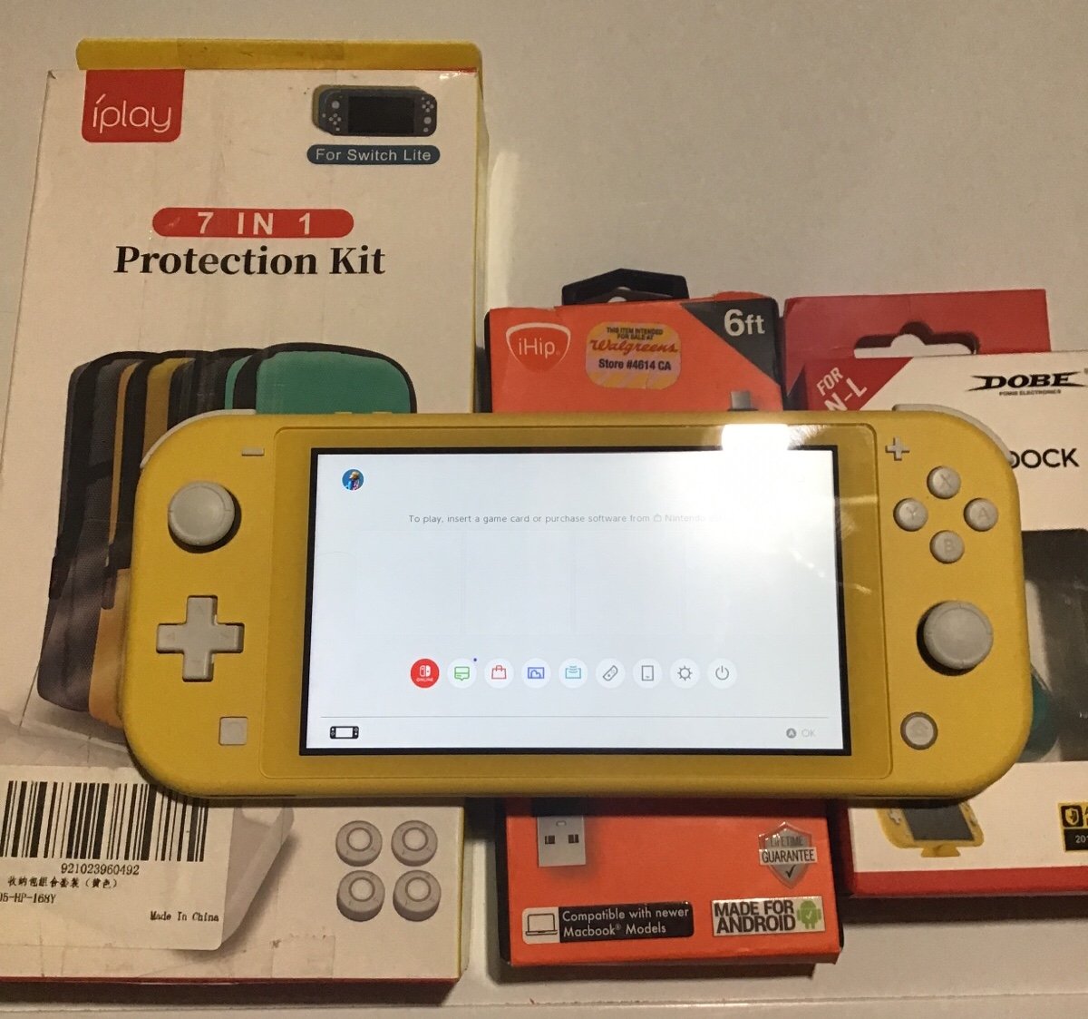 Nintendo Switch lite yellow bundle | Mercari
