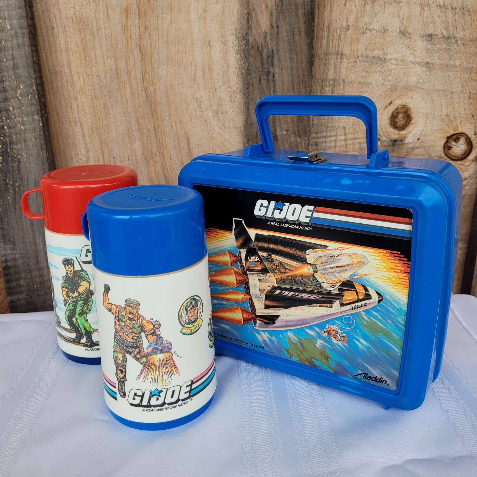 1986 1989 Aladdin GI Joe Lunch Box Thermos | Mercari