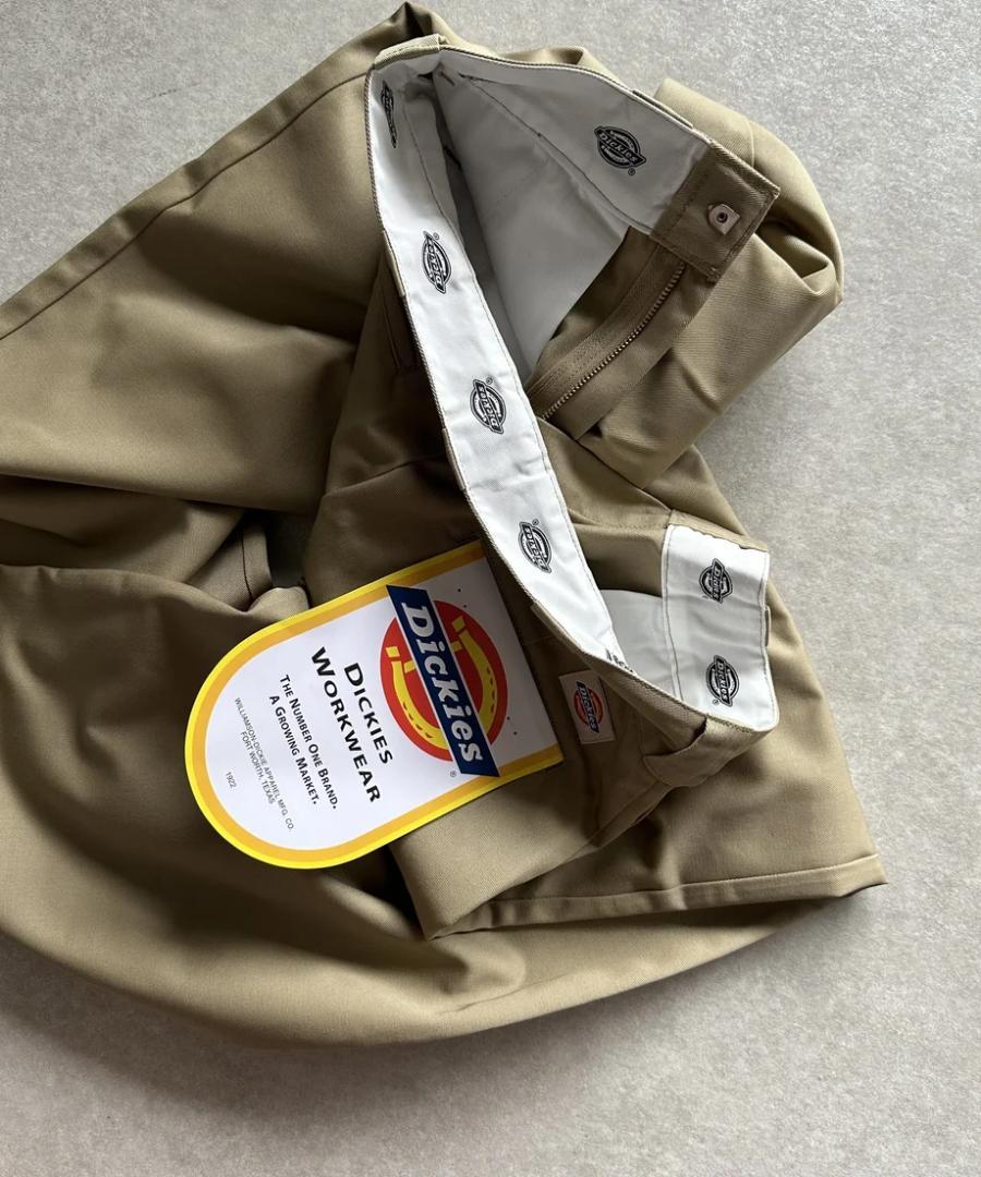 ok.soon×dickies wide chino pants M 新品ok.soon×dickies 2tuck