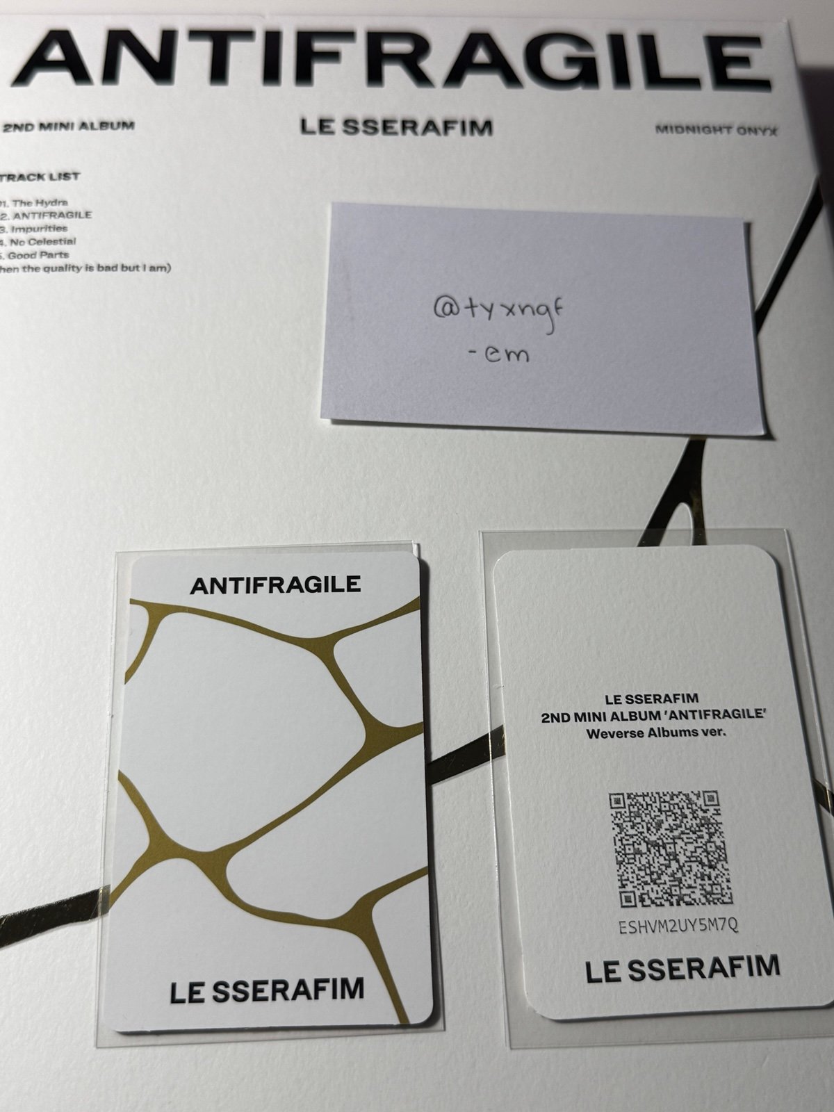 LE SSERAFIM Antifragile album + ( yunjin | Mercari