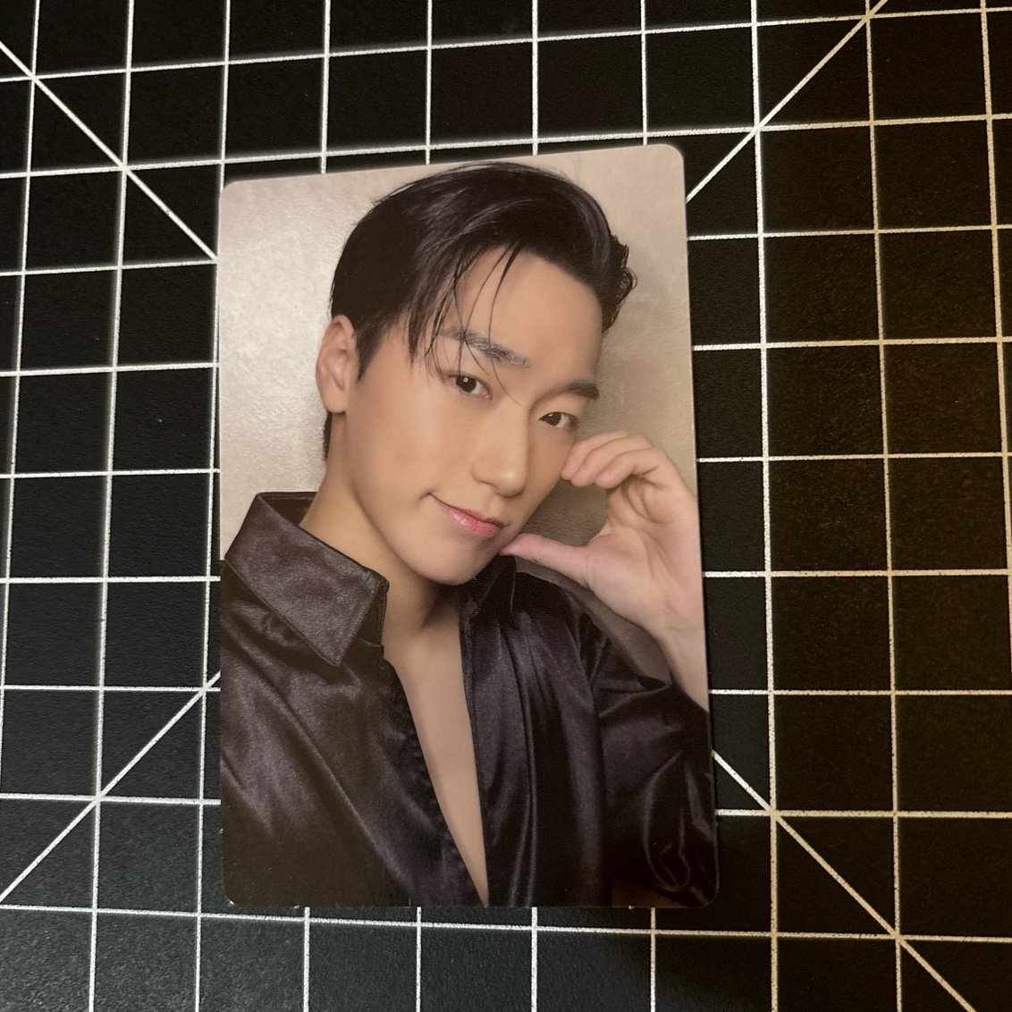 Ateez San ghpt3 heart cheek ver. photocard | Mercari