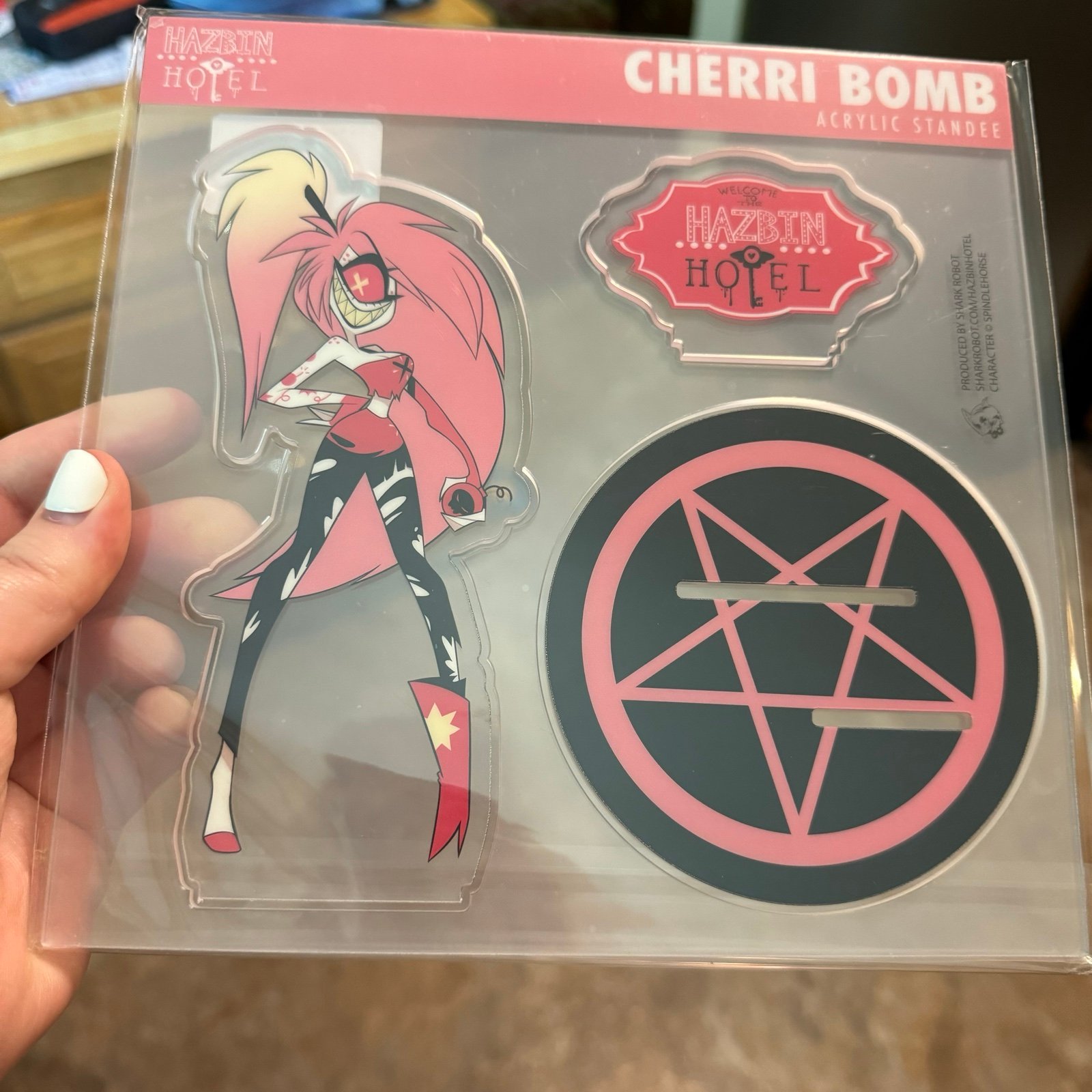 hazbin hotel cherri bomb official acrylic | Mercari
