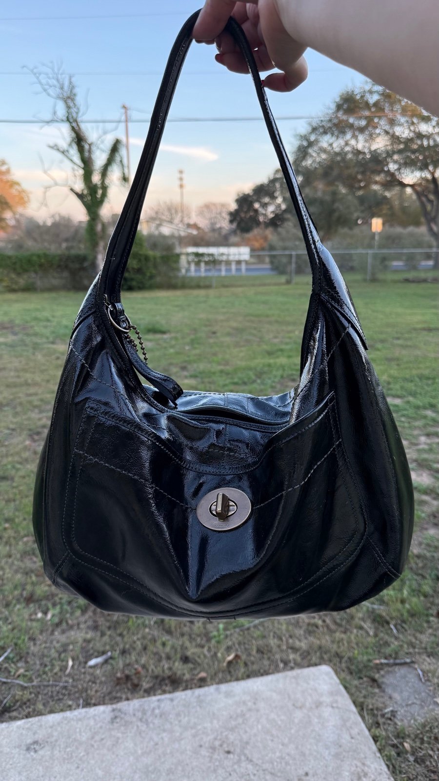 Y2K 2007 Coach Ergo #11009 Black Patent | Mercari