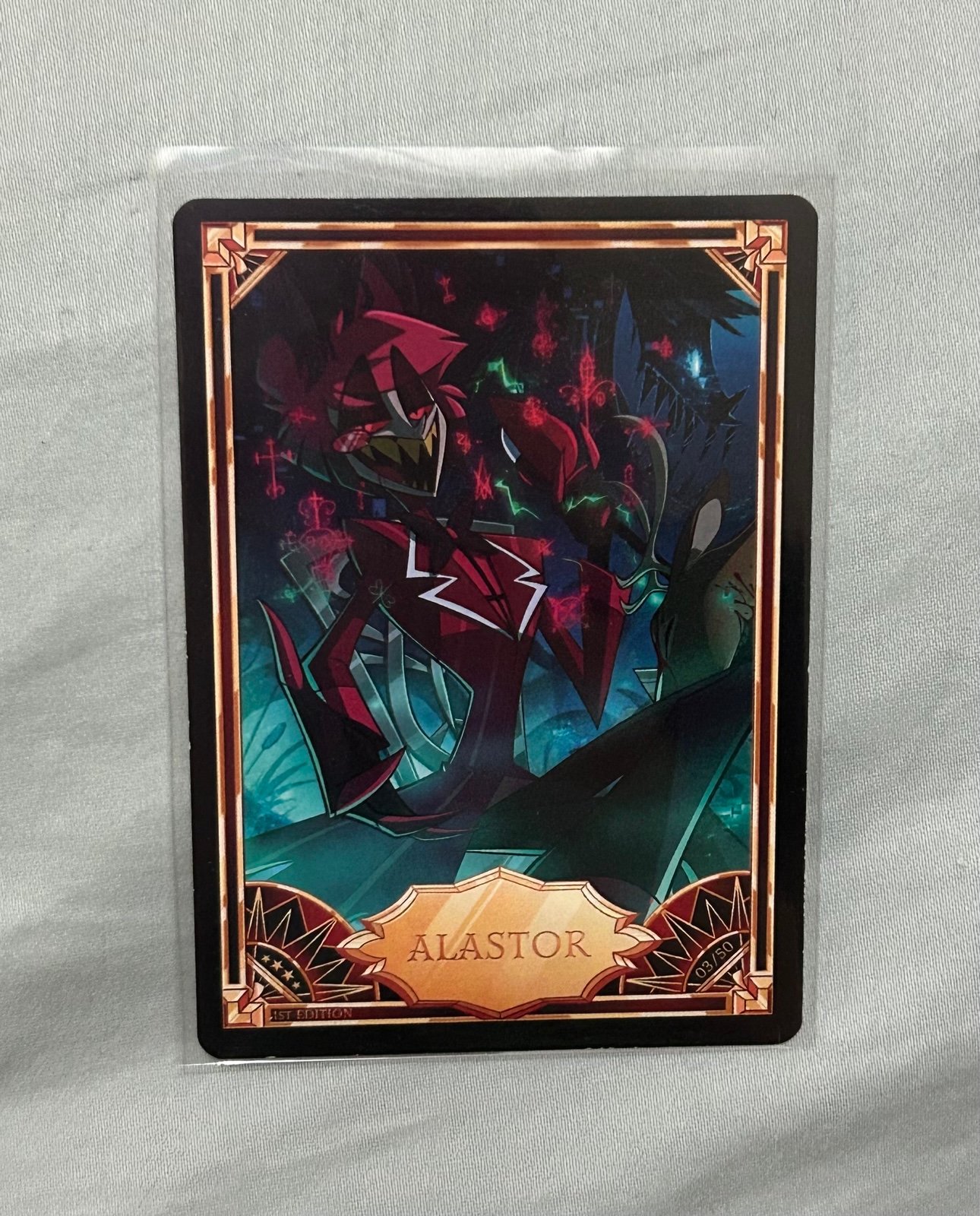 Hazbin Hotel Alastor 1st Edition Trading Card | Mercari