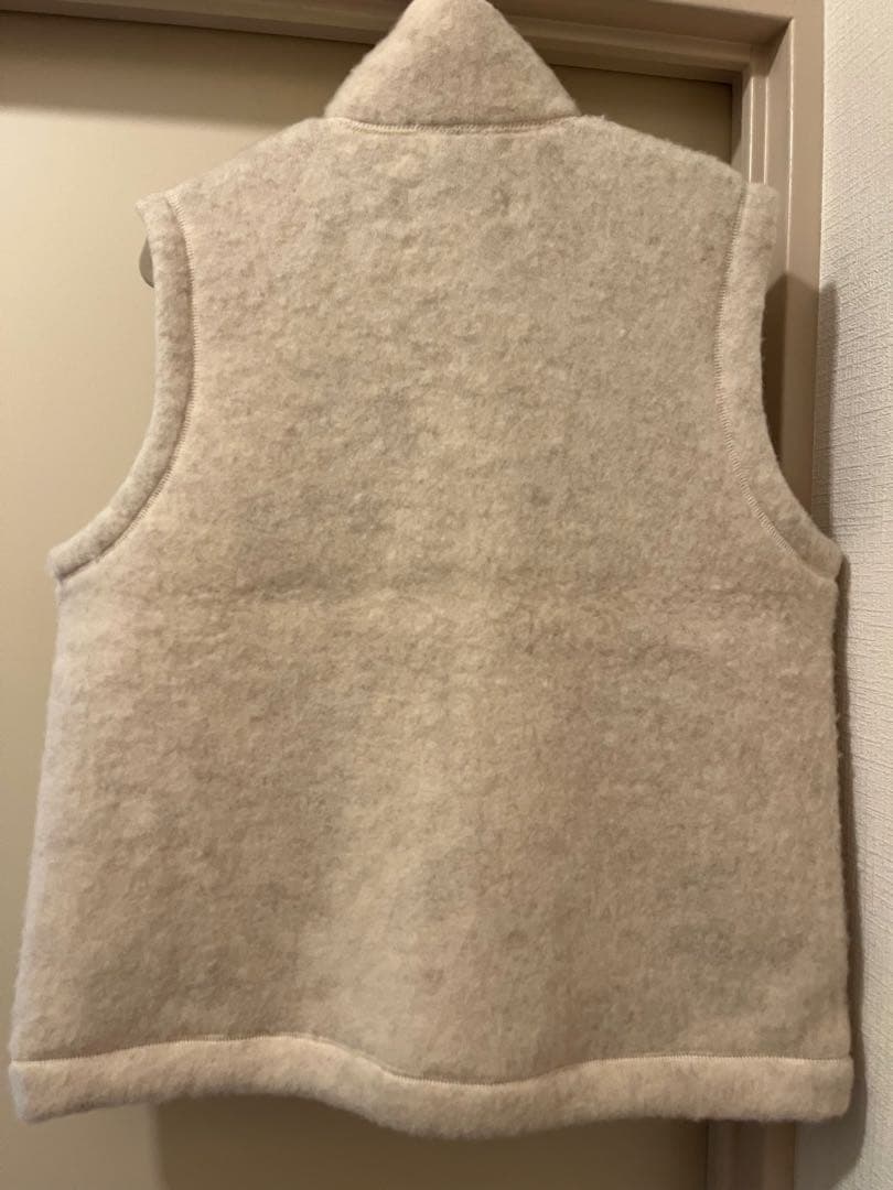 トップス YAECA Natural Wool Fleece Vest トップス YAECA Natural