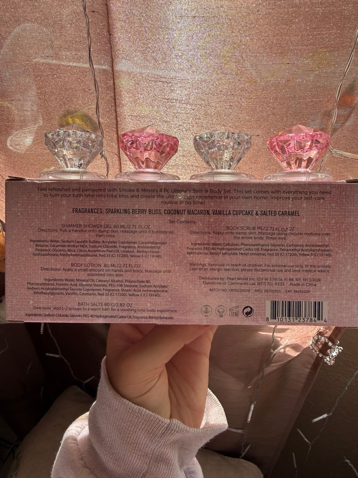 4PC Miniature Spa Set Smoke X Mirrors New | Mercari