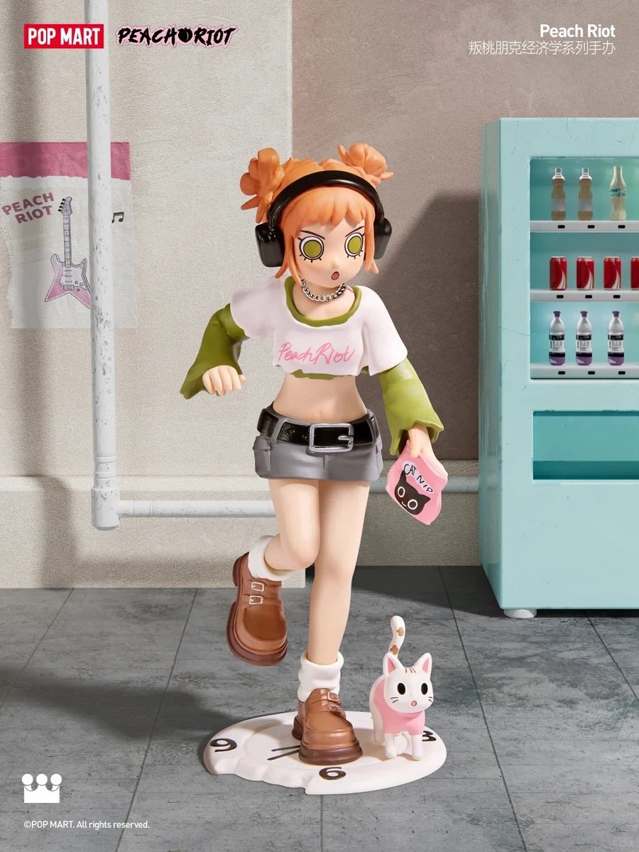 peach riot rush hour gigi cat walker POP MART | Mercari