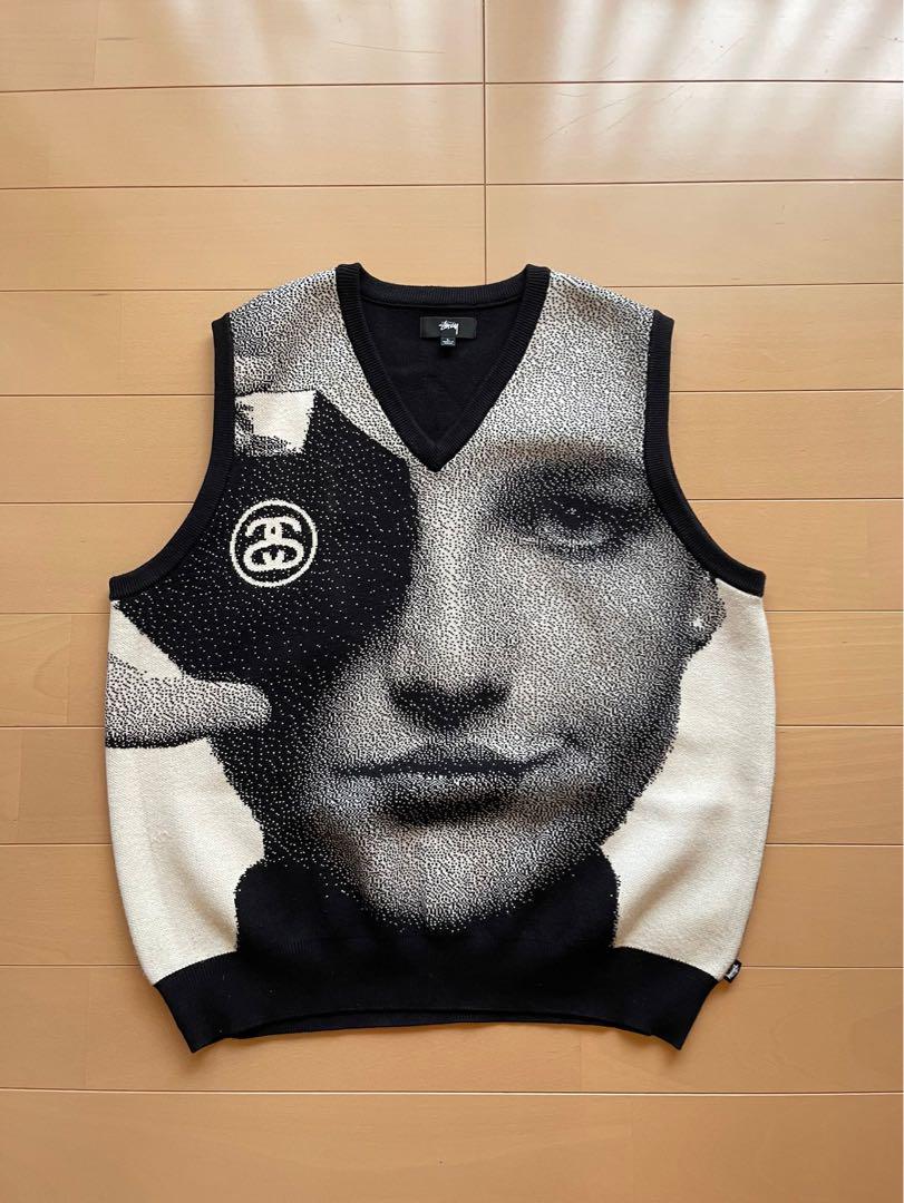 STUSSY PHOTO JACQUARD VEST ニット セーターベスト Stussy Photo