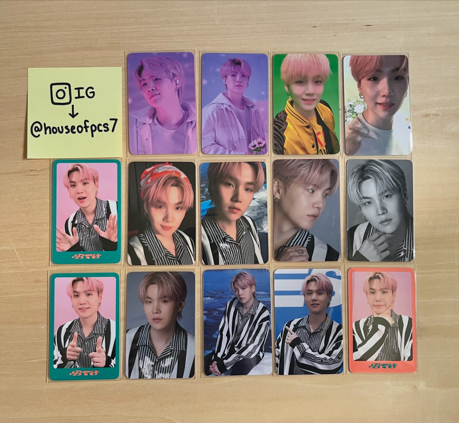 BTS Suga / Yoongi Dicon Photocard Set | Mercari