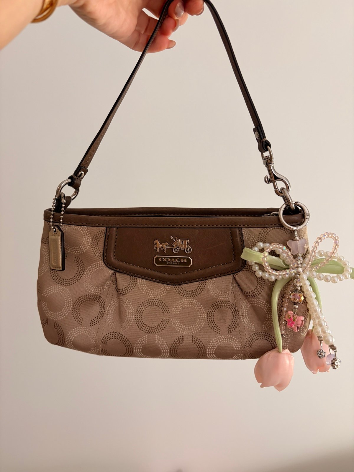 Y2K vintage coach tan Madison mini shoulder | Mercari