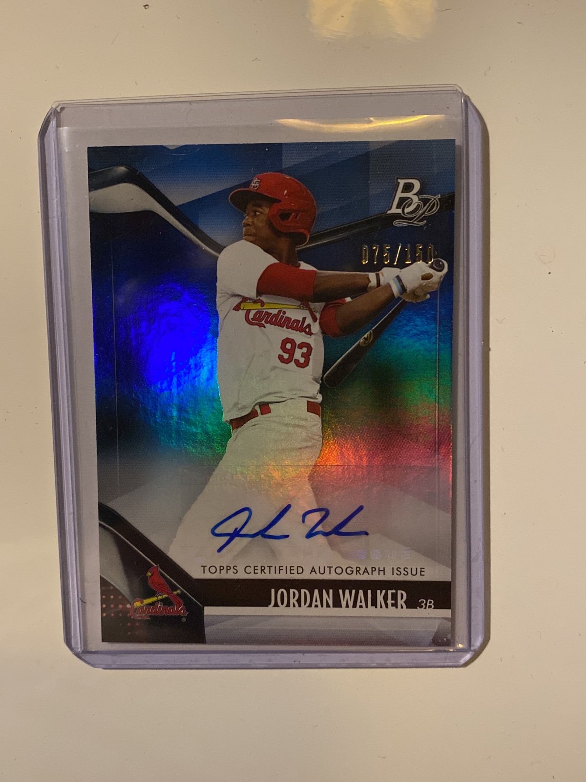 直筆サイン シリアル Topps JORDAN WALKER AUTO 直筆サイン シリアル