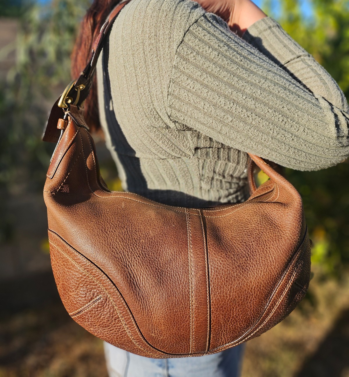 Vintage Y2K Leather Coach Soho Hobo Shoulder | Mercari