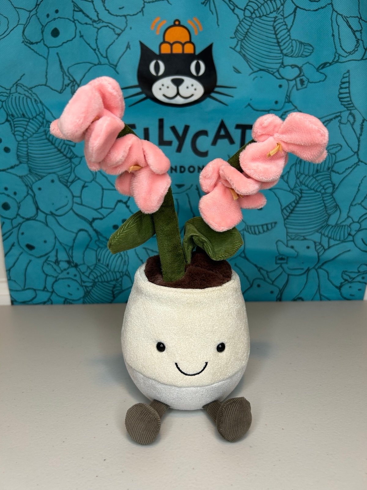 Jellycat Amuseables Pink Orchid Like new | Mercari