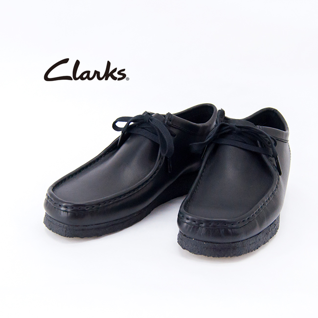 CLARKS クラークス メンズ Wallabee ワラビー ブラックレザー