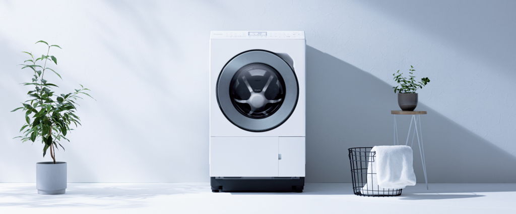 レンタル] パナソニック 【右開き】洗濯12kg/乾燥6kg ななめドラム式