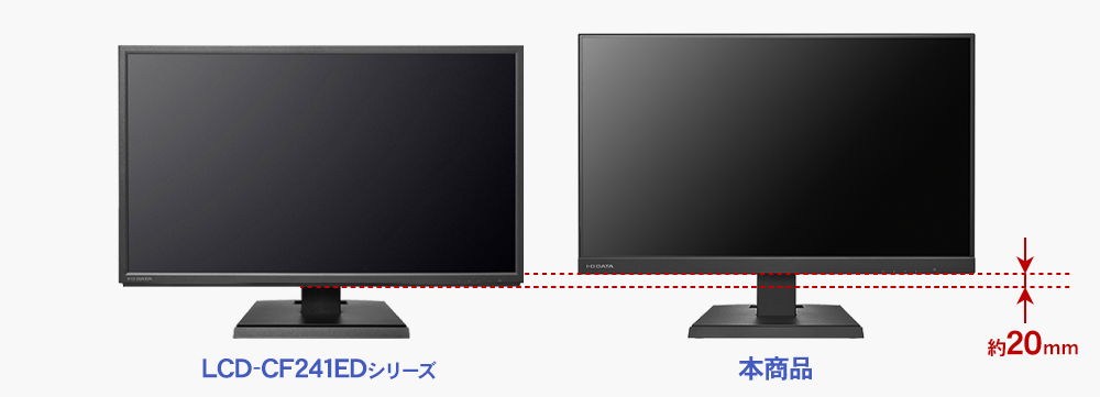 レンタル] IODATA(アイ・オー・データ) 23.8型液晶ディスプレイ LCD