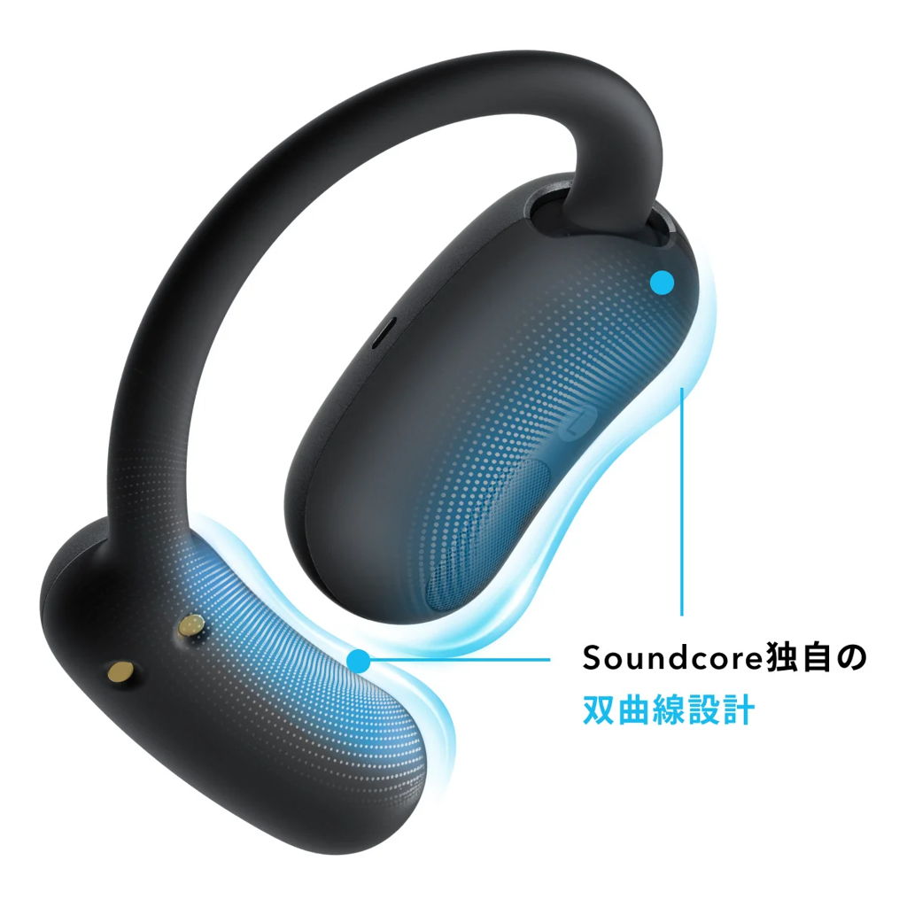 レンタル] Anker Soundcore AeroFit 2 オープンイヤー型ワイヤレス