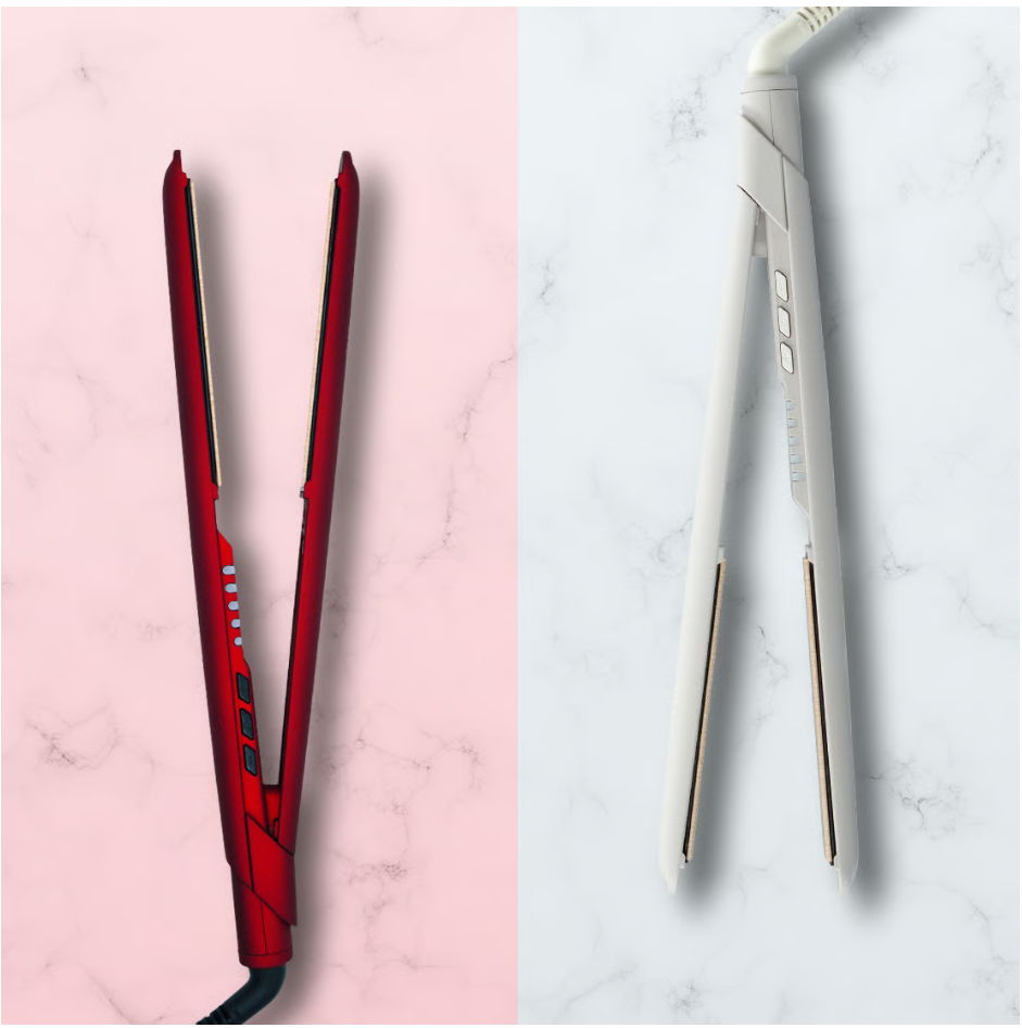 レンタル] ラディアント シルクプロヘアアイロン radiant LITE レッド