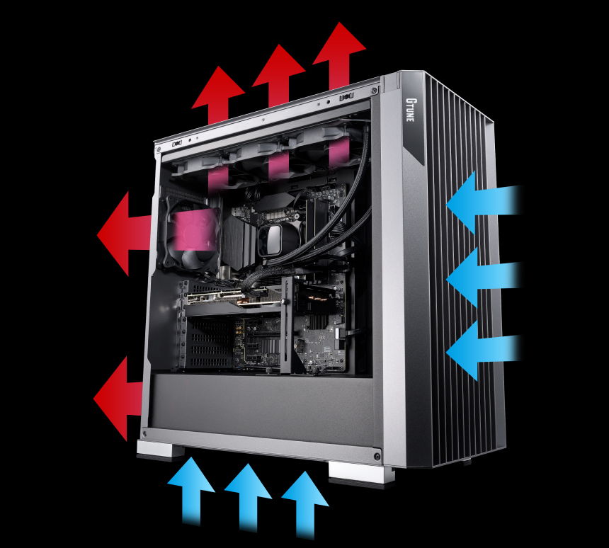 レンタル] mouse(マウス) G TUNE FZ-I9G80 ゲーミングデスクトップ