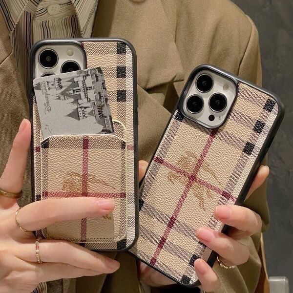 Burberry Style iPhone Case for 12 13 14 15 16 Pro Max Series