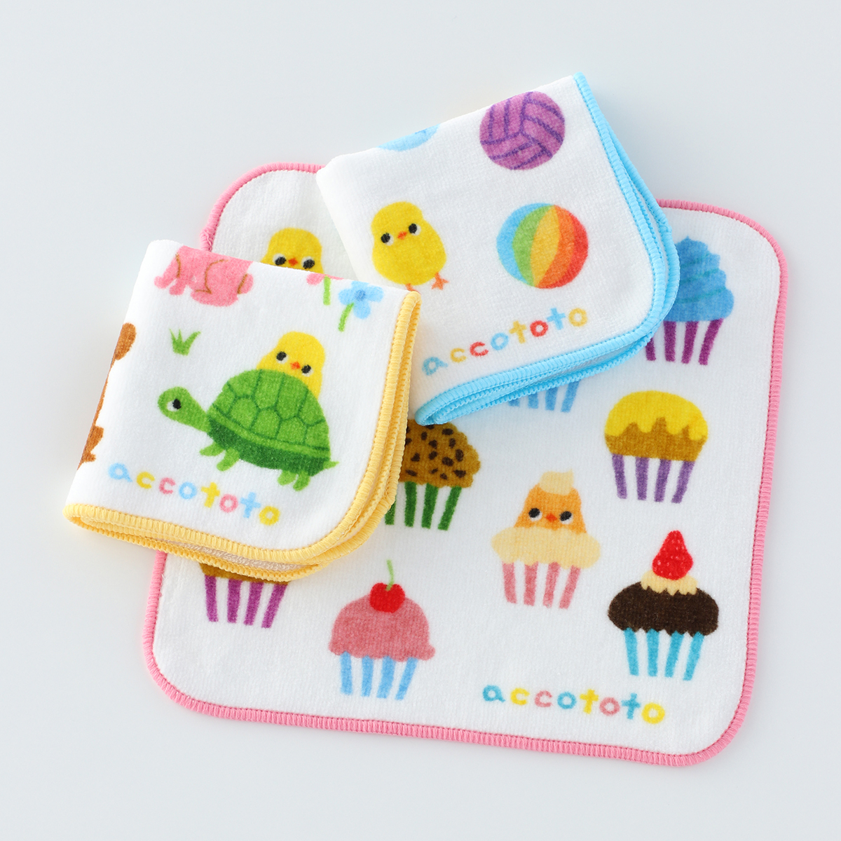 ぴよぴよどーこだ タオルハンカチ（9109V061）-アッコトト-kids